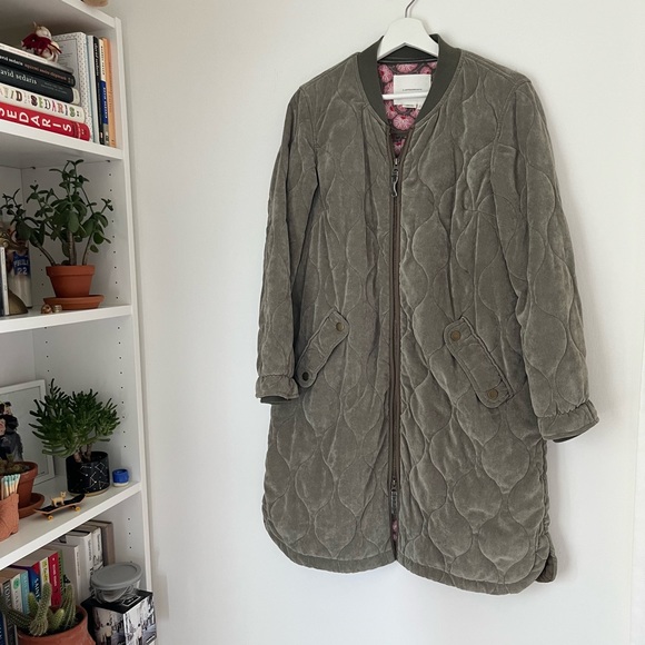 Anthropologie Jackets & Coats Anthropologie Quilted Corduroy Jacket